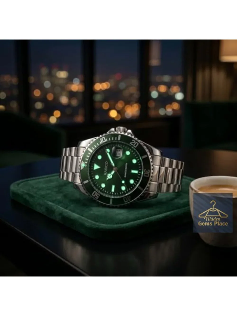 Men's Analog Quartz Watch Stainless Steel Waterproof